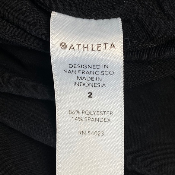 ATHLETA Nolita Wide Leg Pant in Black Size 2 - Picture 12 of 13